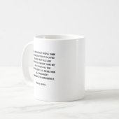 Mug Économie - Citation de Thomas Sowell - (Devant gauche)