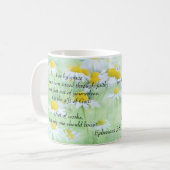 Mug Économisé par grâce - 2:8,9 d'Ephesians (Devant gauche)