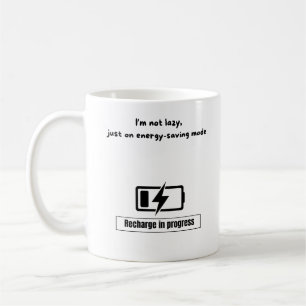 Mug Économiser Mode Énergie Conception Chat - Cosy & R