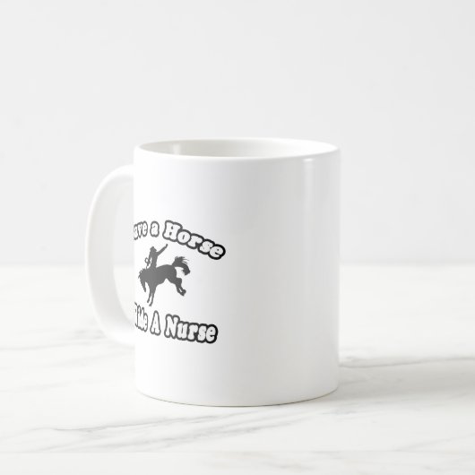 Mug Économisez Cheval, Ride Nurse (Devant gauche)
