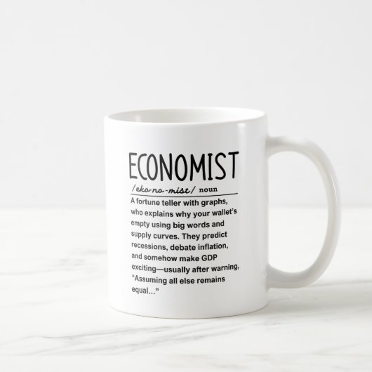 Mug Économiste (Droite)