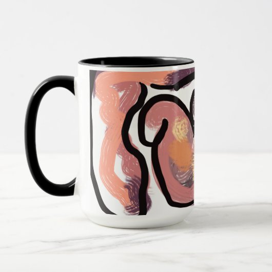 Mug Écorce d'automne du coucher du soleil (Gauche)