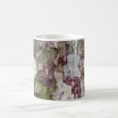 Mug Écorce en bois de camouflage gris vert Monogramme (Centre)