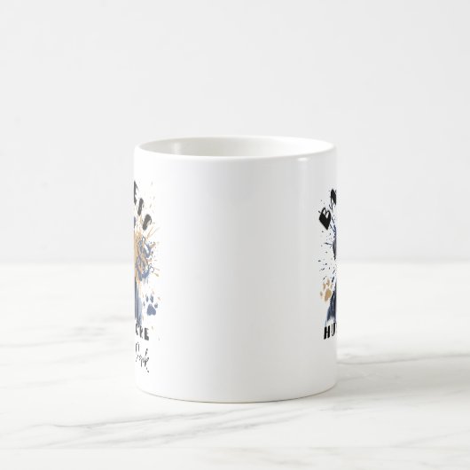 Mug Écorcher moins d'encombrer plus de chien (Centre)
