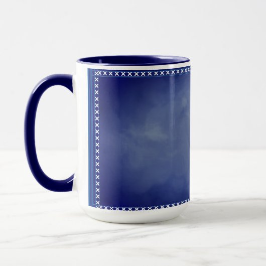 Mug Écossais Bleu (Gauche)