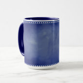 Mug Écossais Bleu (Devant gauche)