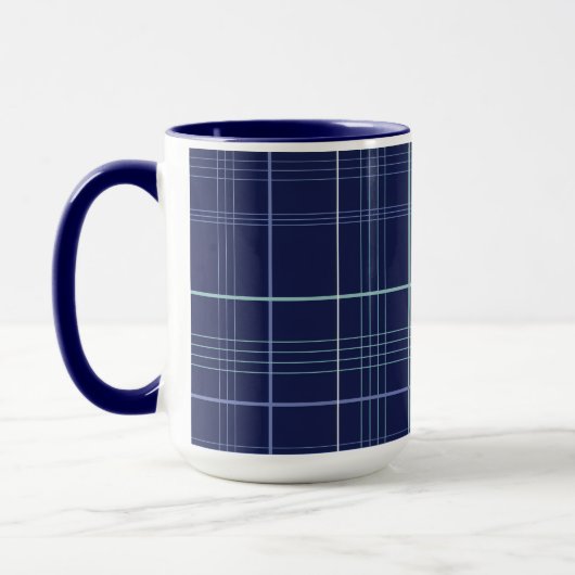 Mug Écossais Blues de l'Hiver (Gauche)