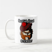 Mug Écossais Clan Stewart Tartan Scottish (Gauche)
