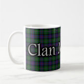 Mug Écossais classique de tartan de Malcolm de clan (Gauche)