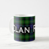 Mug Écossais de tartan de Rollo de clan (Devant gauche)