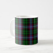 Mug Écossais de tartan de Russell de clan (Devant gauche)