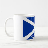Mug écossais drapeau pays nom du texte écossais (Gauche)