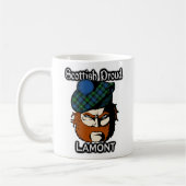 Mug Écossais écossais de tartan de Lamont de clan (Gauche)