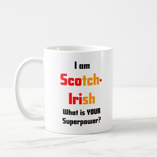 Mug Écossais-Irlandais (Gauche)