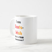 Mug Écossais-Irlandais (Devant gauche)