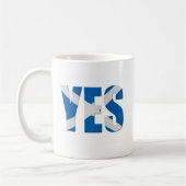 Mug écossais Oui (Gauche)