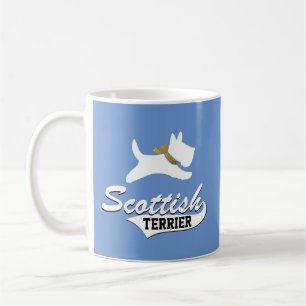 Mug Écossais Terrier votre couleur d'arrière - plan