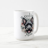 Mug Ecosse aquarelle et couronne florale (Devant droit)