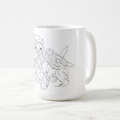 Mug Ecosse Chien Angel (Devant droit)