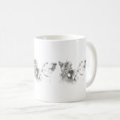 Mug Ecosse Chien et Labrador Friends (Devant droit)