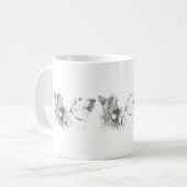 Mug Ecosse Chien et Labrador Friends (Devant gauche)