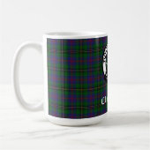 Mug Ecosse Clan Wood Crest & Tartan (Gauche)