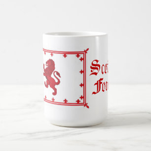 Mug Écosse Lion déchaîné, brave pour toujours