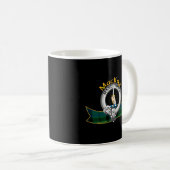 Mug Ecosse Mackay Clan Tartan Crest Un Dagger Tenu Er (Devant droit)