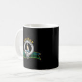 Mug Ecosse Mackay Clan Tartan Crest Un Dagger Tenu Er (Devant gauche)
