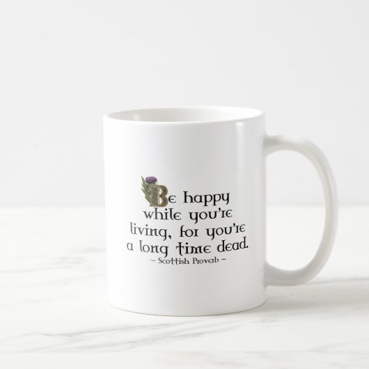 Mug Ecosse Noeuds celtiques de chardon écossais (Droite)