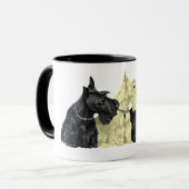 Mug Ecosse noire et rouge (Devant gauche)