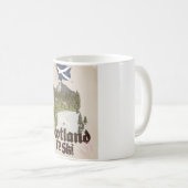 Mug Écosse pour skier (Devant droit)