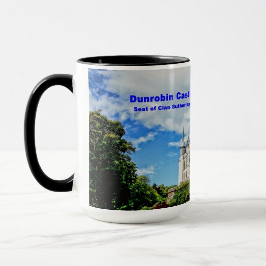 Mug Ecosse Sutherland Clan Dunrobin Castle (Gauche)