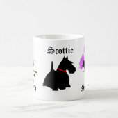 Mug Écosse terrier écossais/Scottie, fleur chardon  (Centre)