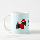 Mug Ecosse Terrier (Scotty Dog) Noël (Gauche)