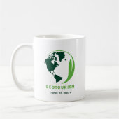 Mug Écotourisme Voyage vert vers la nature (Gauche)