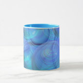 Mug Écoulement intérieur VI - Aqua et galaxie d'azur (Centre)
