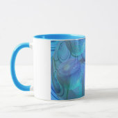 Mug Écoulement intérieur VI - Aqua et galaxie d'azur (Gauche)