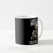 Mug Écoute à mes propres conditions Désolé, vous n'ave (Devant droit)