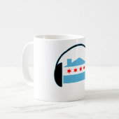 Mug Écouteurs de drapeau de Chambre de Chicago (Devant gauche)