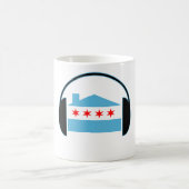Mug Écouteurs de drapeau de Chambre de Chicago (Centre)