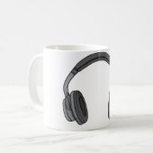 Mug Écouteurs - écouteurs - audio 3 de casques (Devant gauche)