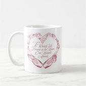 Mug Écoutez nos coeurs de ballet (Gauche)