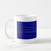 Mug Écran bleu de la mort (Gauche)