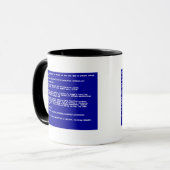 Mug Écran bleu de la mort (Devant gauche)