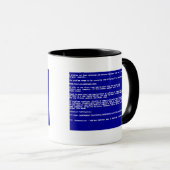 Mug Écran bleu de la mort (Devant droit)