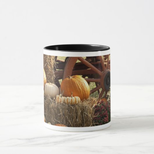 Mug Écran Citrouille Automne Et Mère (Centre)