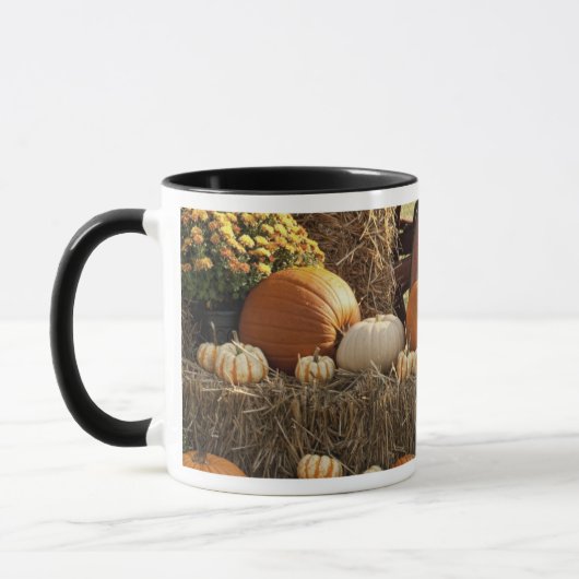 Mug Écran Citrouille Automne Et Mère (Gauche)