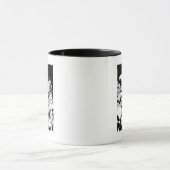 Mug Écran comique nocturne le plus noir 2 (Centre)