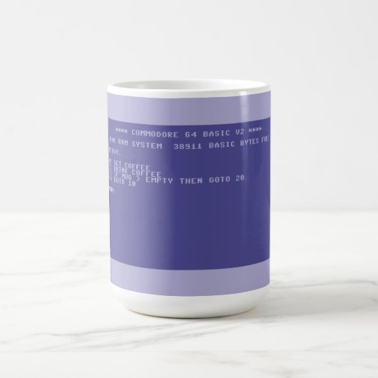 Mug Écran de programme de base de cofee de boissons du (Centre)